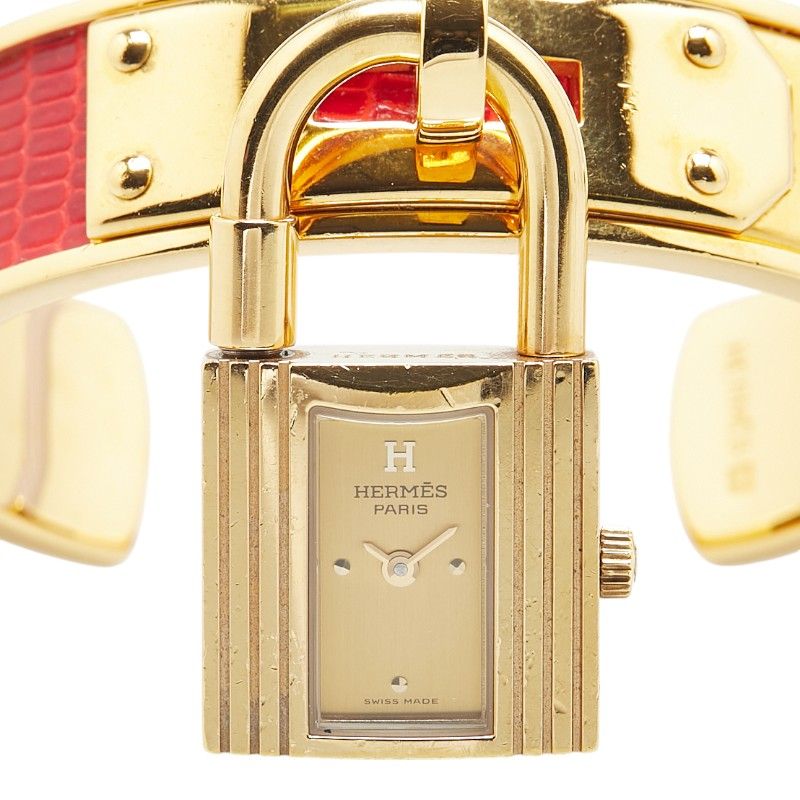 エルメス ケリーウォッチ レッドゴールド 新品未使用 HERMES エルメス ケリーウォッチ ヴィンテージ レディース