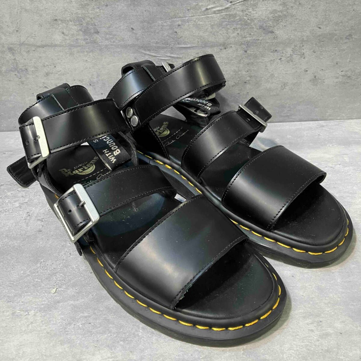 Dr.Martens×Rick Owens Gryphon Sandal With Straps Leather