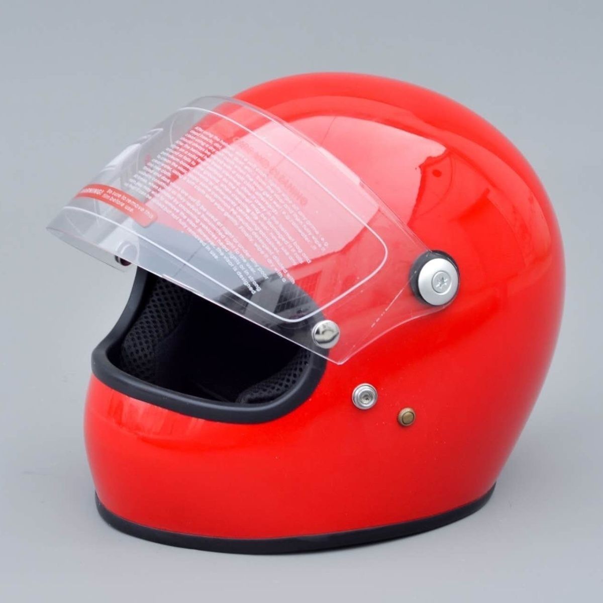 SORKSCER】ヴィンテージ フルフェイスヘルメット 小型 軽量 ガラス鋼製  