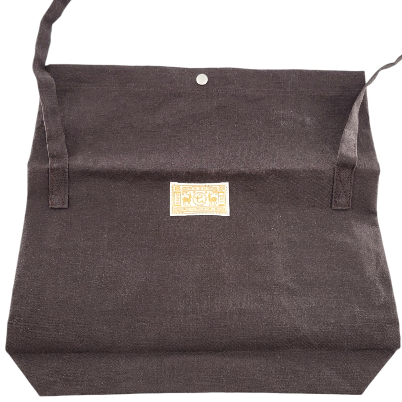 美品】中川政七商店 傘屋と作った撥水 麻ポシェット ショルダーバッグ