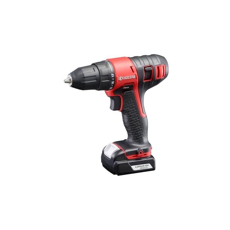 京セラ Kyocera 旧リョービ 充電式ドライバドリル BD-1110L1 648900A DIY木工にぴったりの細握り-軽量1.1kgモデル リチウムイオン10.8V 穴あけ能力 鉄工10mm 木工20mm ネジ締め能力 木ねじ径5.1×長さ63 1