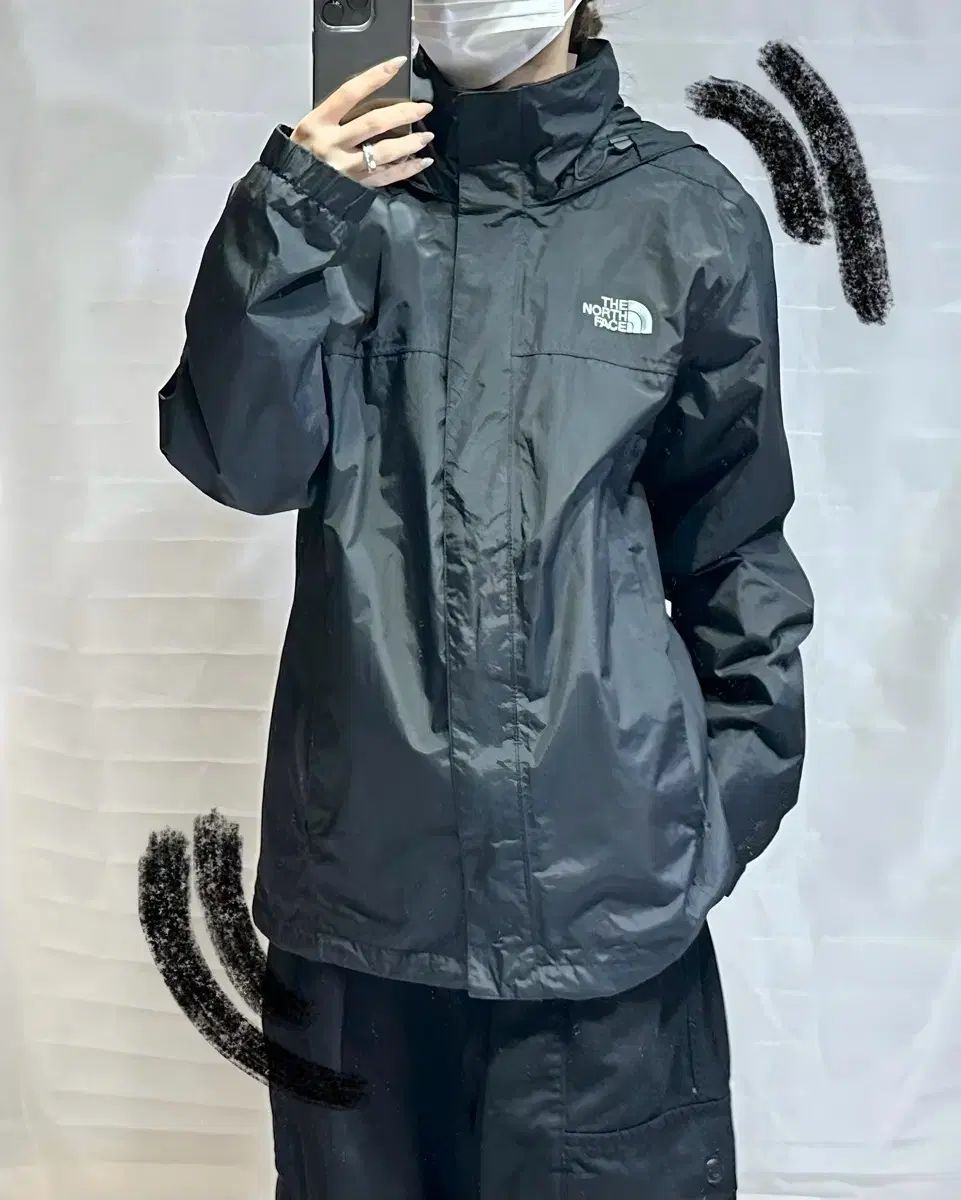 100 THE NORTH FACE ザ ノース フェイス フード ウィンドブレーカー