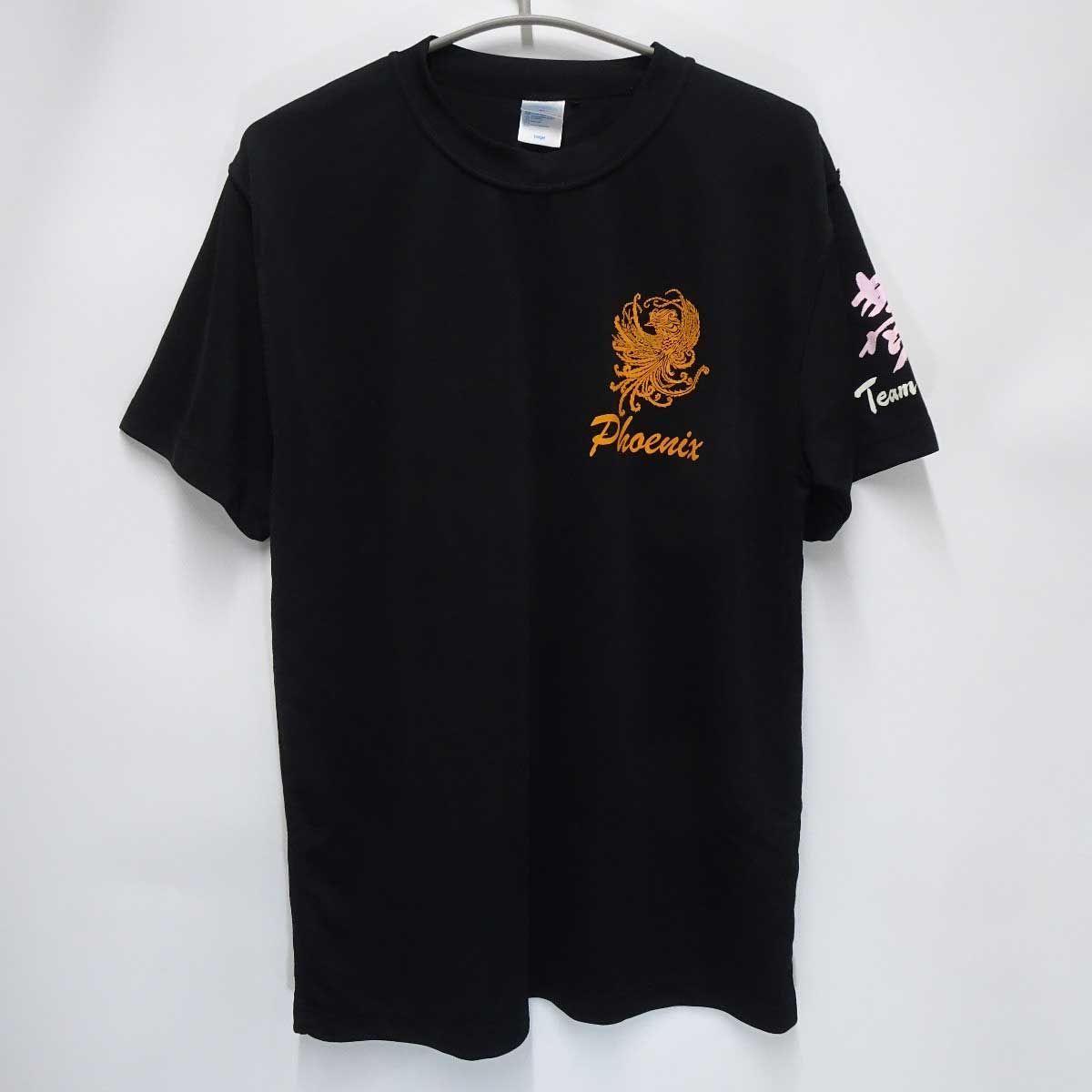 上品コーデはコレで安心！ プラシャツ PHOENIX ラグビー部 東福岡高校 半袖 L Tシャツ ウェア