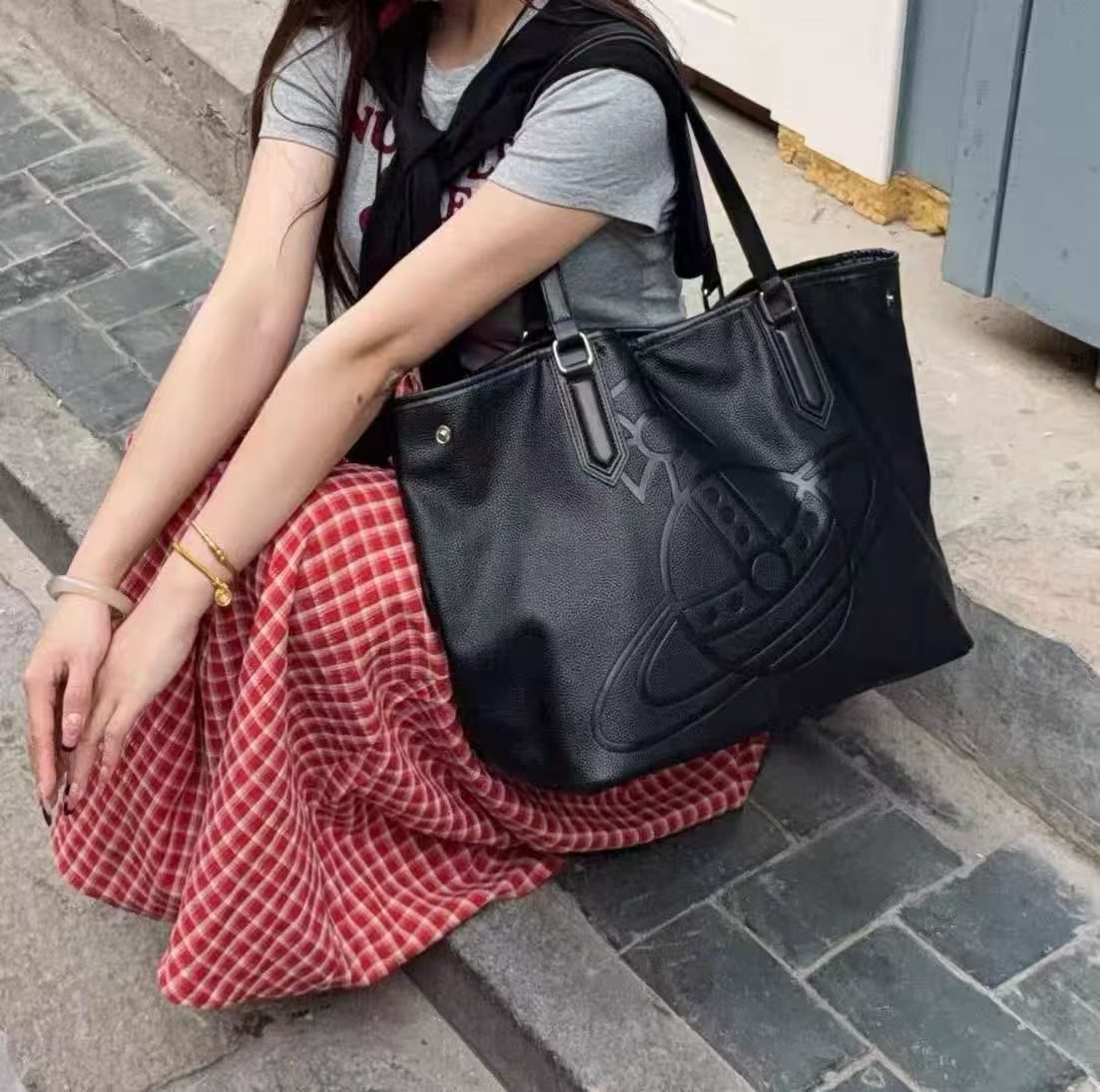 Vivienne Westwood ハミルトントートバッグ ネイビー Vivienne