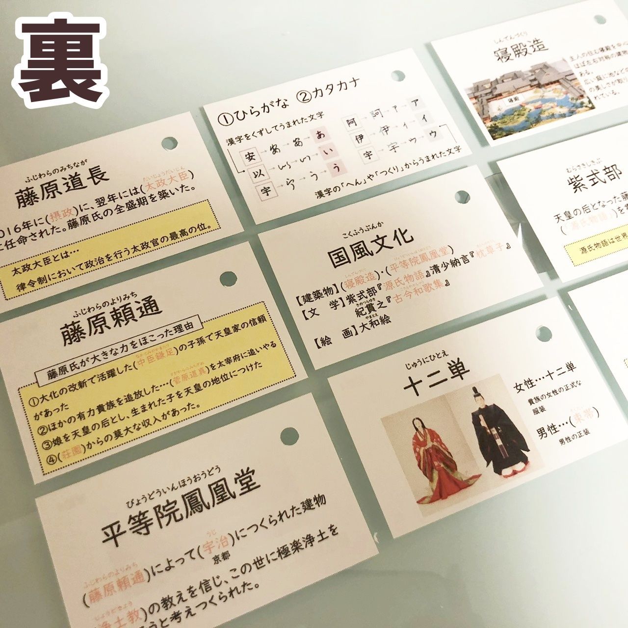 中学受験 実力UP歴史カード 暗記カード フラッシュカード - メルカリ
