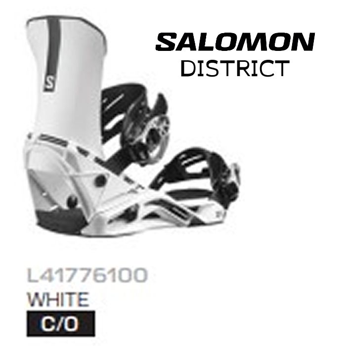 サロモン スノーボード ビンディング 金具 メンズ L41776000 23-24 SALOMON DISTRICT ディストリクト 男性用 フリー 2024 日本正規品