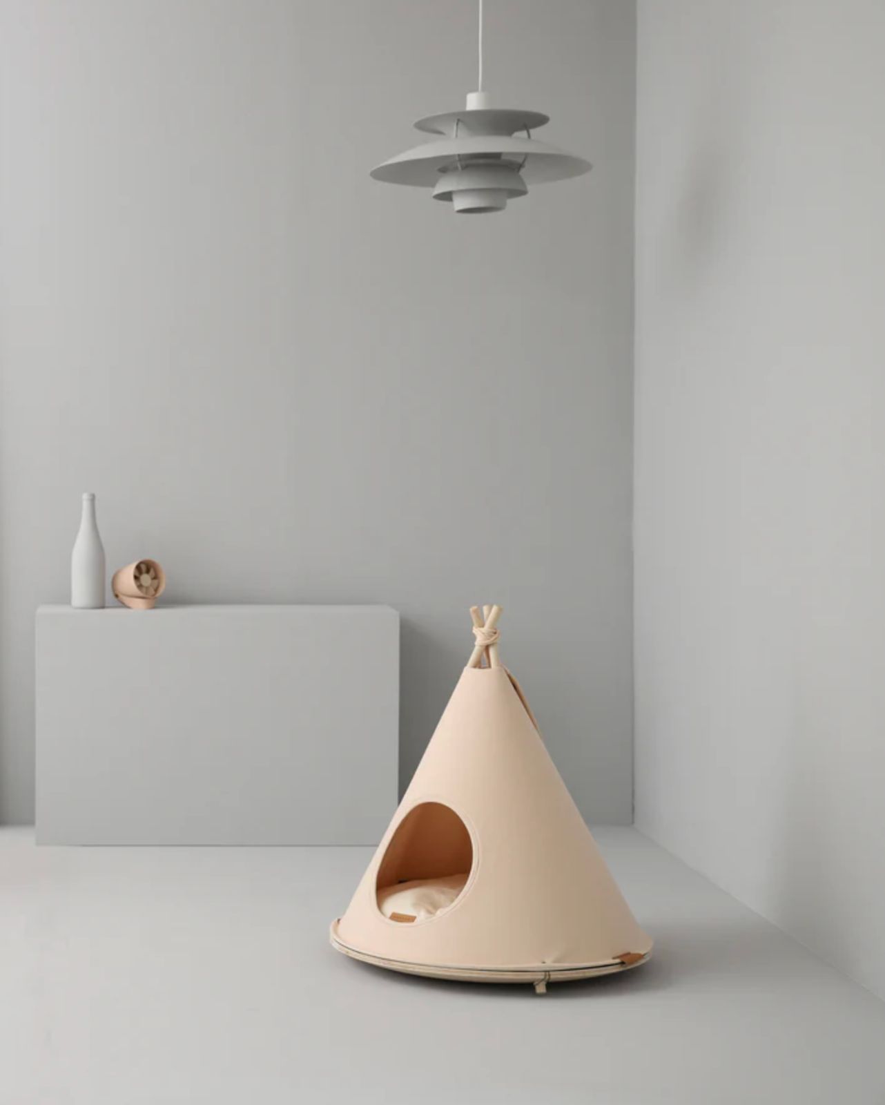 店頭 PETS SO GOOD｜Choco Tent Soft Pink 犬 猫 ベッド テント 小型犬 海外直輸入 ペットグッズ