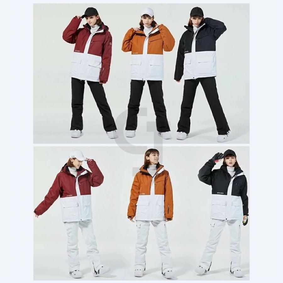 ブラック サスペンダー付き スキーウェア