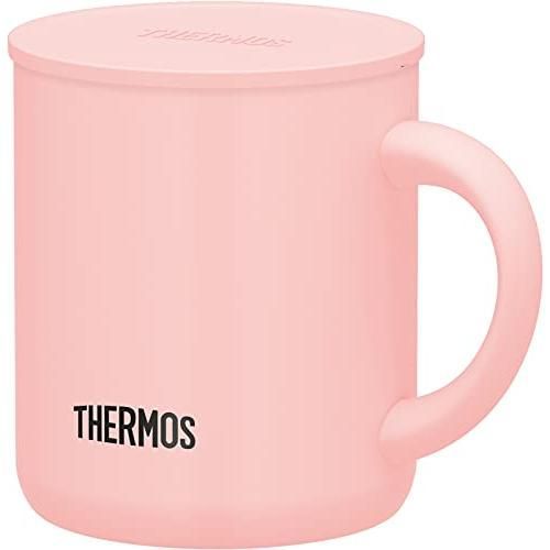 THERMOS サーモス 真空断熱マグカップ JDG-281C PWP パウダーピンク ステンレスマグ フタ付 保温 保冷 シンプル おしゃれ スタイリッシュ 結露しにくい プレゼント ギフト