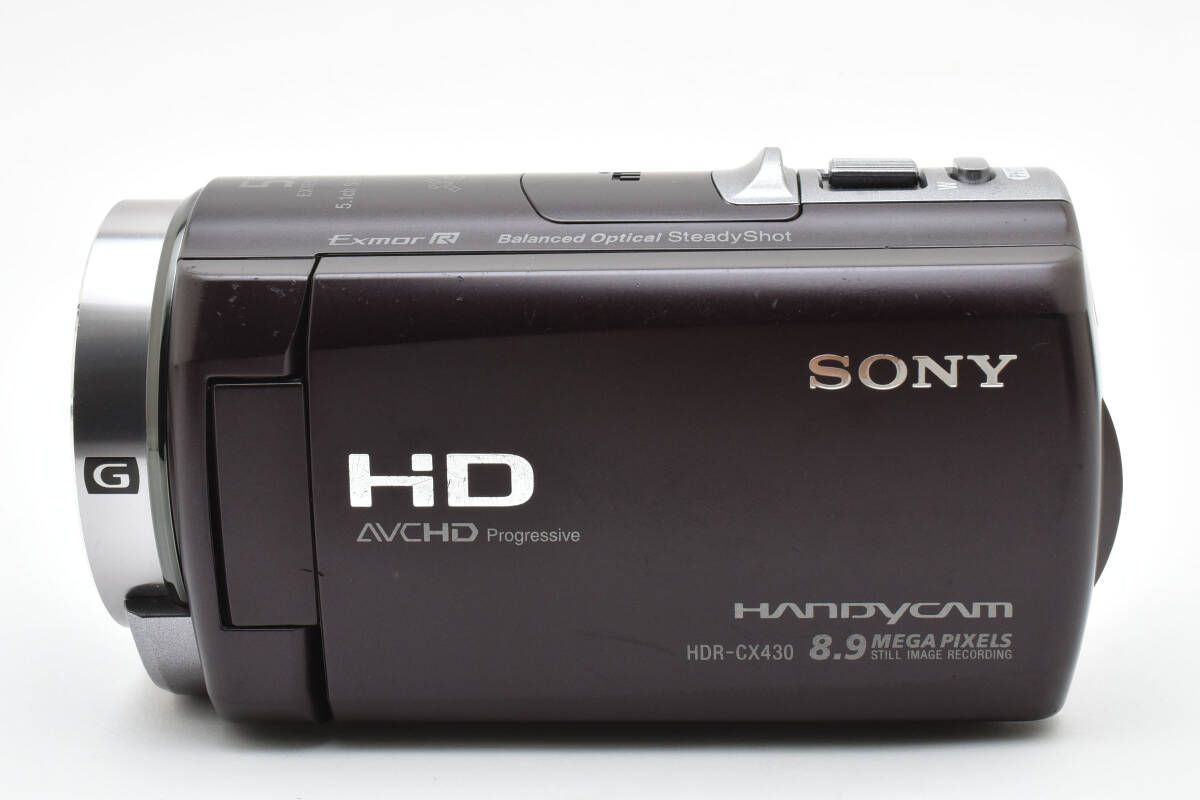 ☆良品☆ソニー SONY HDR-CX430V HANDYCAM ボルドーブラウン 元