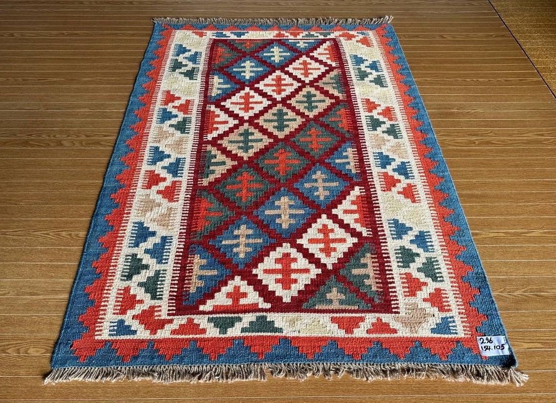 ペルシャ絨毯 トライバルラグ イラン シーラーズ産 イラン産ペルシア