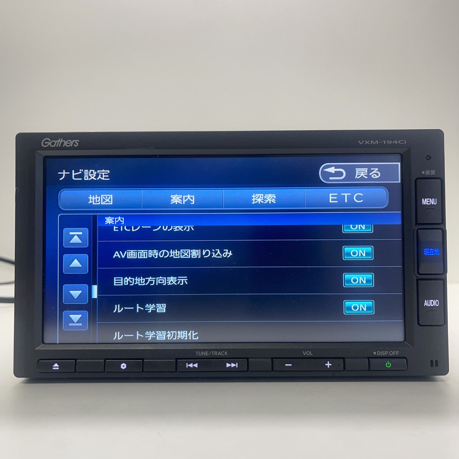 VXM-194Ci タッチパネル正常