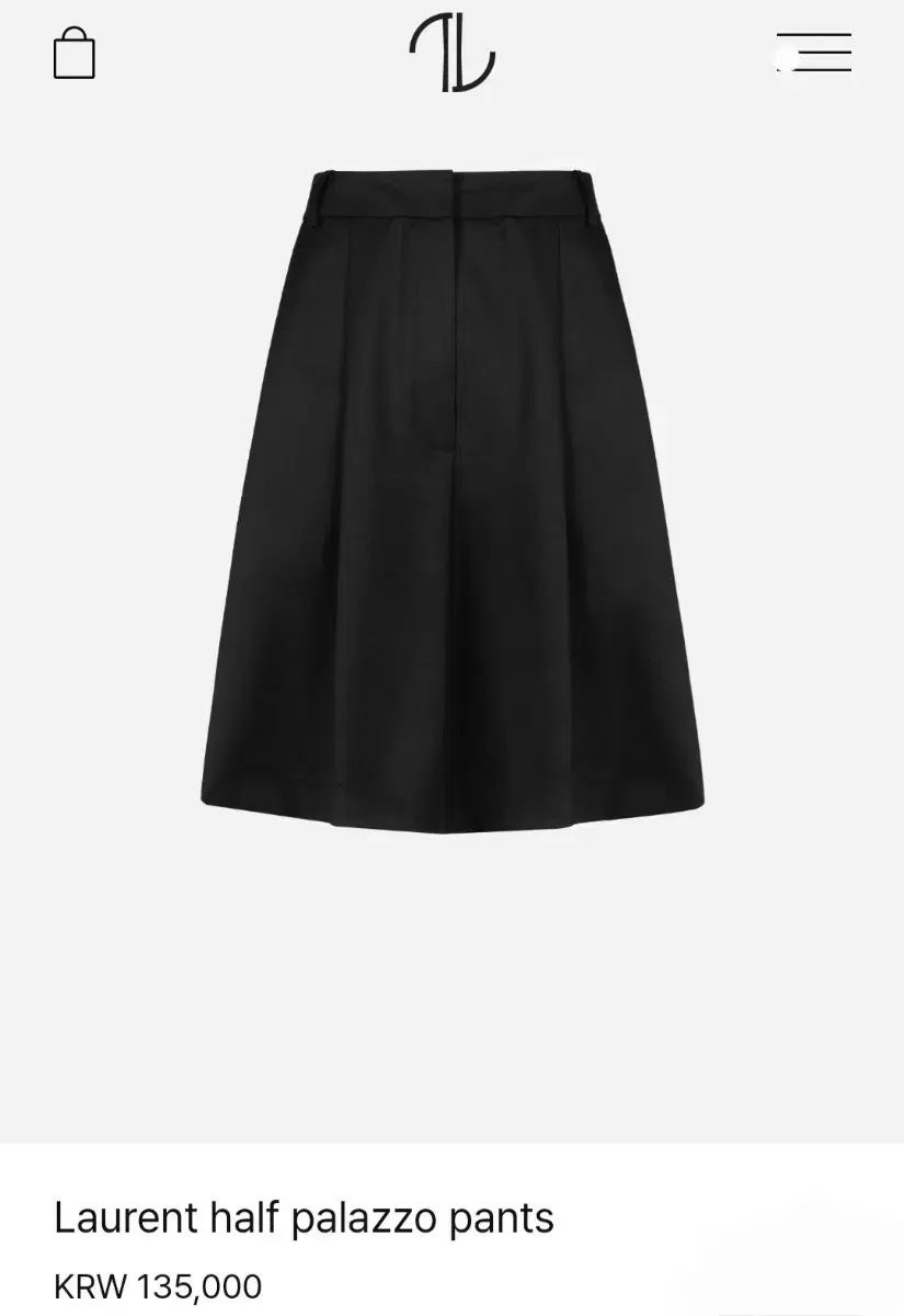 THE LAURENT ハーフ パラッツォ パンツ m