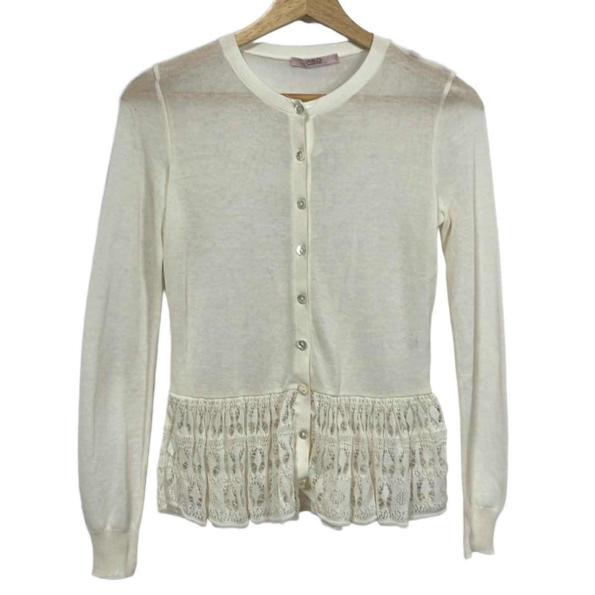 RED VALENTINO レッドヴァレンティノ レース カーディガン RED VALENTINO(レッドバレンチノ) カーディガン サイズ38 M