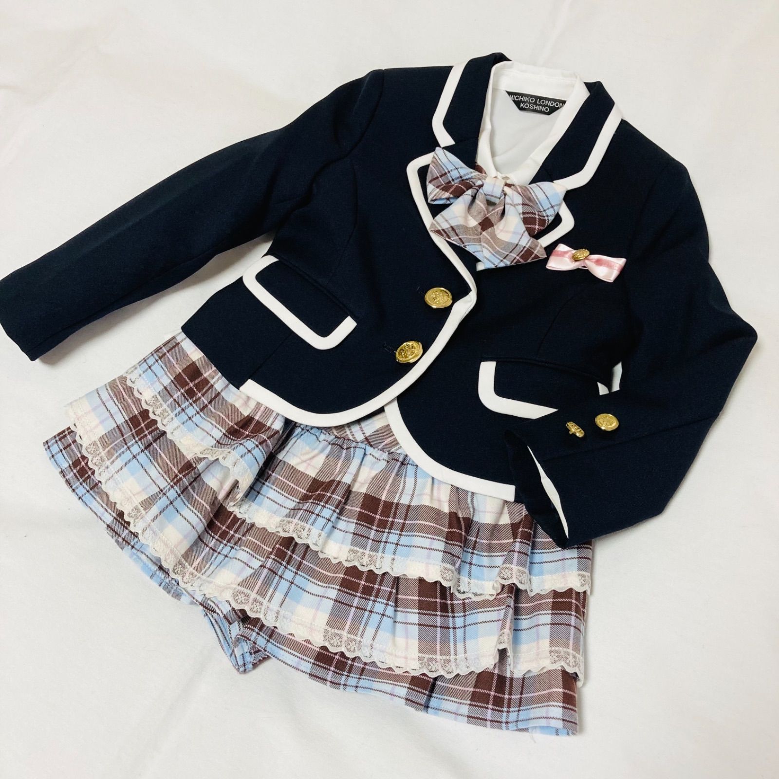 120 スーツ MICHIKO LONDON　KOSHINO 卒園式　入学式 楽天市場】スーツ 120 ミチコロンドンの通販