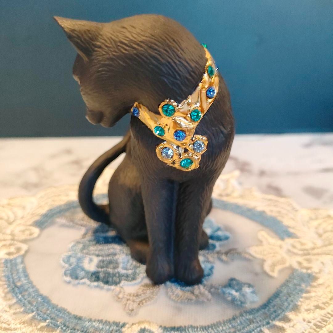 大きなサイズ レノックス LENOX ペルシャ猫 陶器 置物 キャット 24K