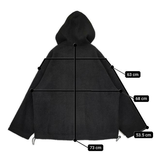 Blanc YM ウールコットン 日本製 Monster zip parka モンスター
