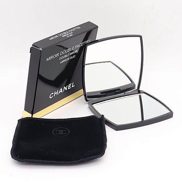 未使用品 箱付 シャネル ハンドミラー 手鏡 ココマーク 黒 IKE - メルカリ