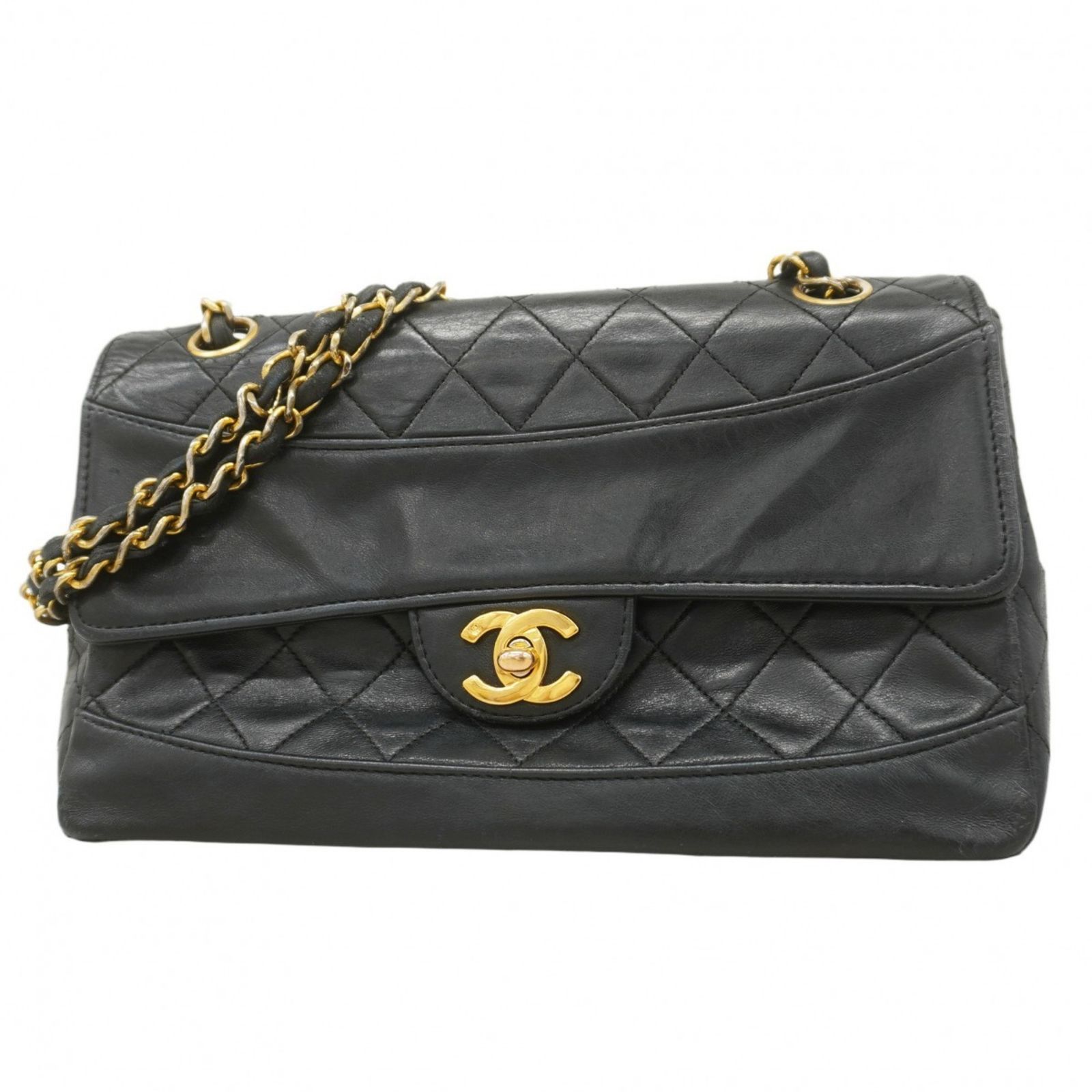 シャネル ラムスキン マトラッセ ココマーク ショルダーバッグ CHANEL】シャネル マトラッセ22 ショルダーバッグ ラムスキン