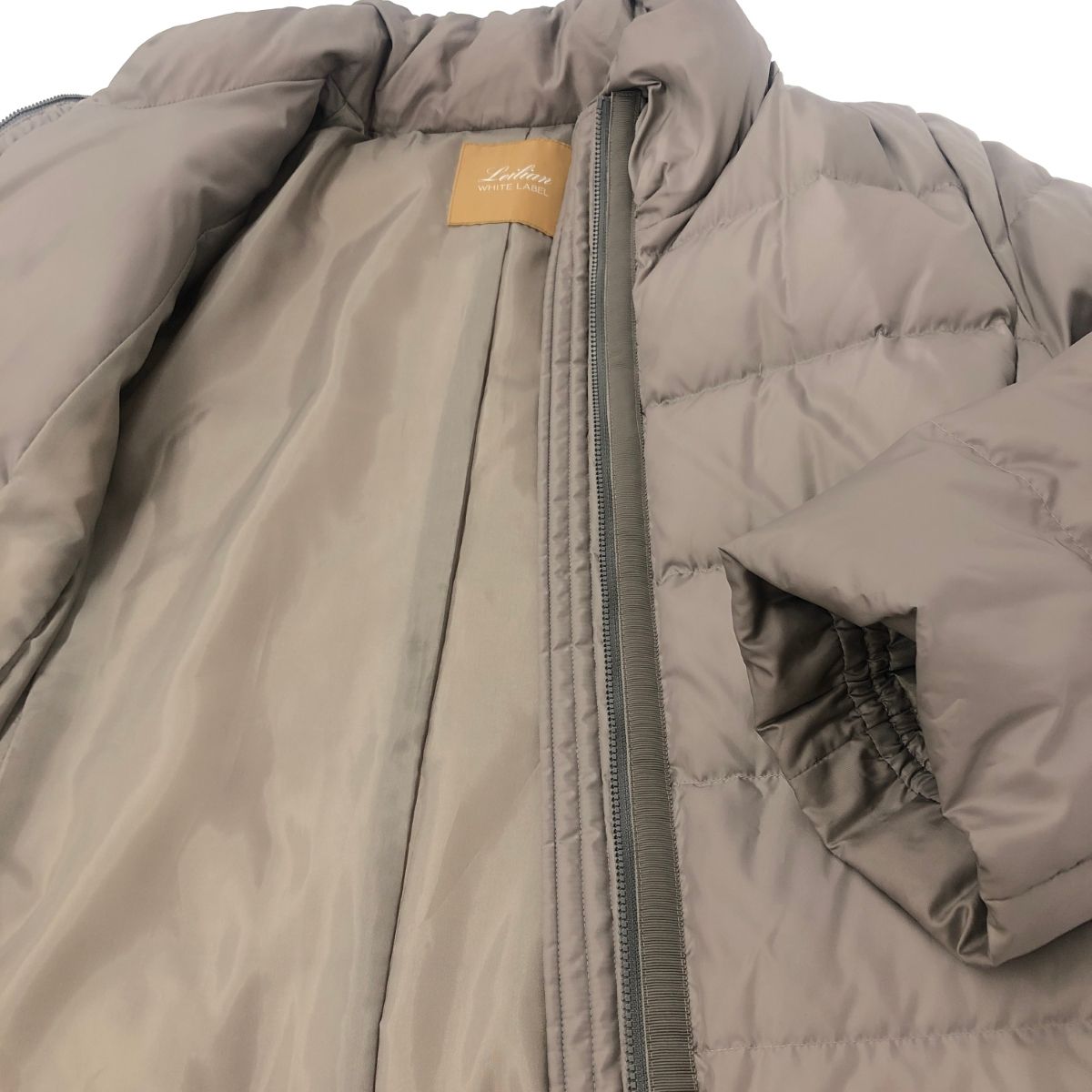 ◆美品◆レリアンプラス◆大きいサイズ◆ダウンジャケット◆ブラウン◆LL ◇美品◇レリアンプラス◇大きいサイズ◇ダウンジャケット◇ブラウン◇LL