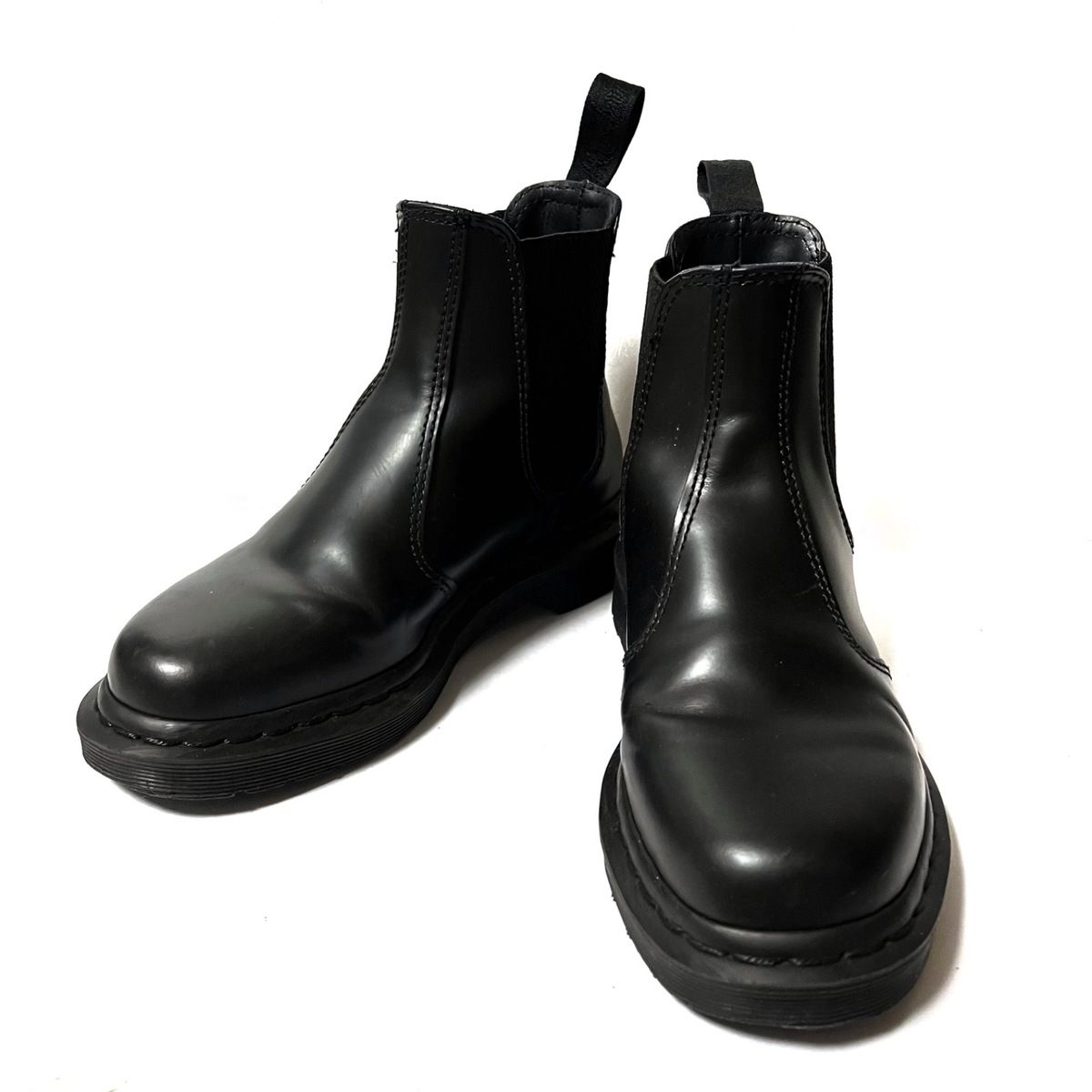 Dr.Martens(ドクターマーチン) ショートブーツ EU 37 レディース - 黒 サイドゴア レザー - メルカリ