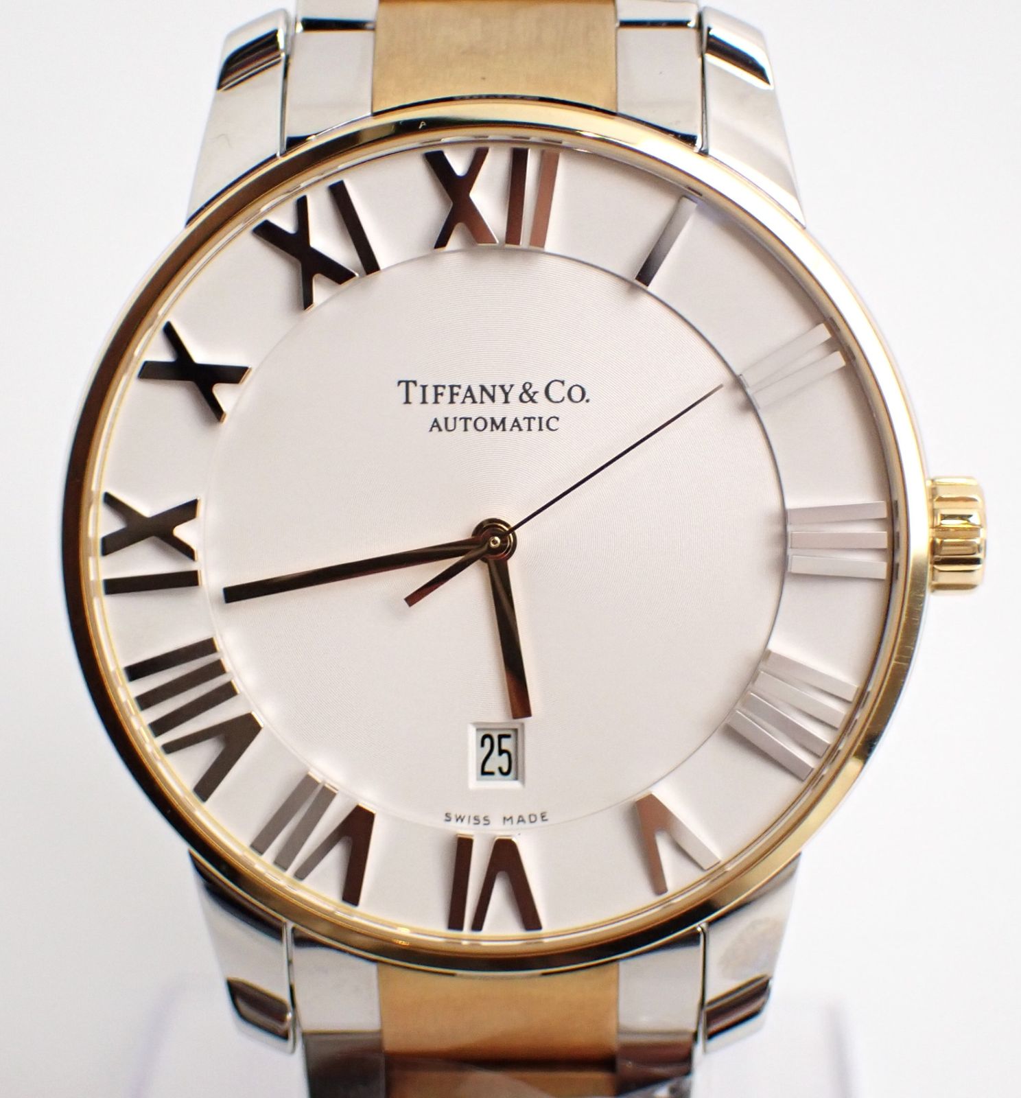 希少★美品★ TIFFANY&Co. ティファニー アトラス 自動巻き　メンズ 楽天市場】Tiffany＆Co ティファニー アトラス ジェント 中古