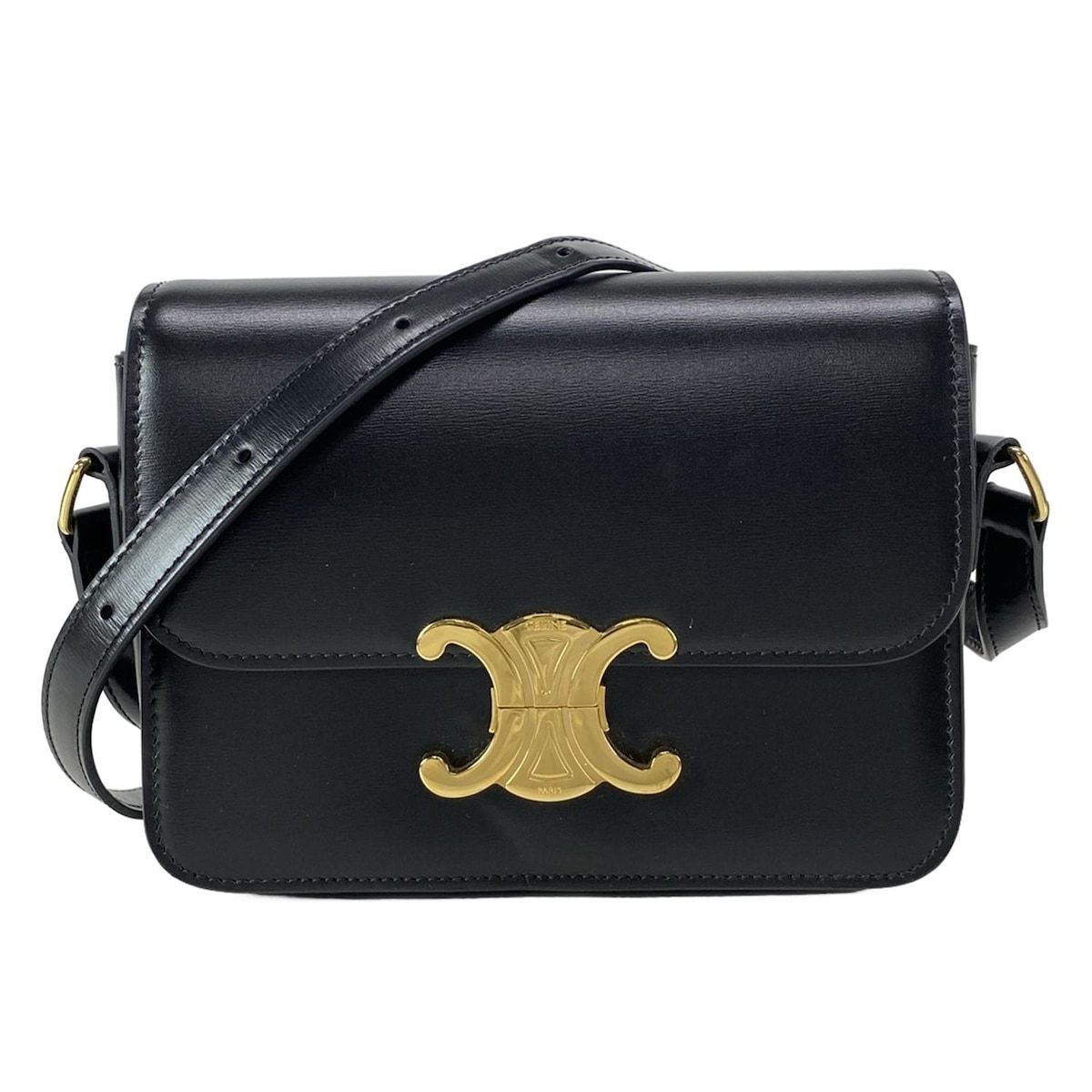 【CELINE】セリーヌ Teen トリオンフ ショルダーバッグ 国内発送 CELINE セリーヌ ティーントリオンフショルダーバッグ 188882DSS