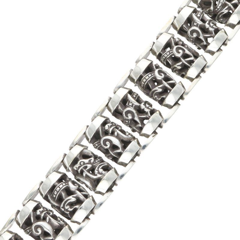 クロムハーツ CELT ROLL LINK/ケルティックローラーリンク シルバー