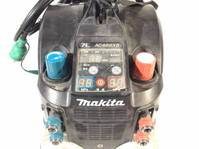 ☆中古品☆ makita マキタ 100V 7L 高圧/常圧 コンパクト・低騒音コンプレッサ AC462XS エアーコンプレッサー 97286 -  メルカリ