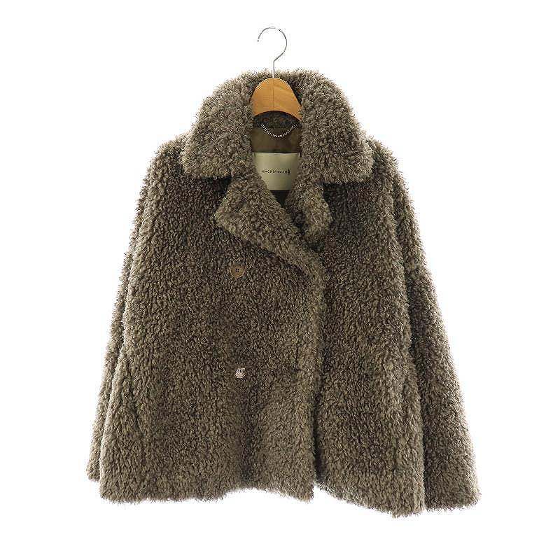 MACKINTOSH 国内買付 HUMBIE ダブル ショート エコファーコート MACKINTOSH HUMBIE ダブル ショート エコファーコート