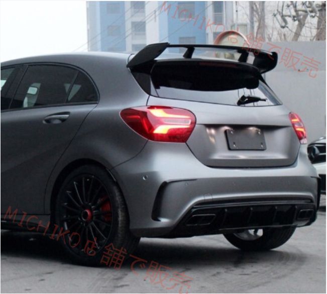メルセデスベンツ Aクラス W176 A180 A200 A260 AMG 2013-2018リアウイング スポイラー ハッチバック 外装エアログリルガード