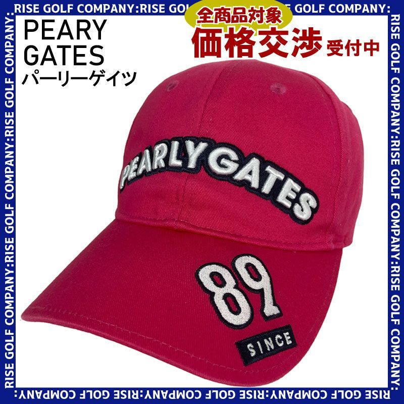 パーリーゲイツ PEARLY GATES キャップ ネイビー M - メンズウェア