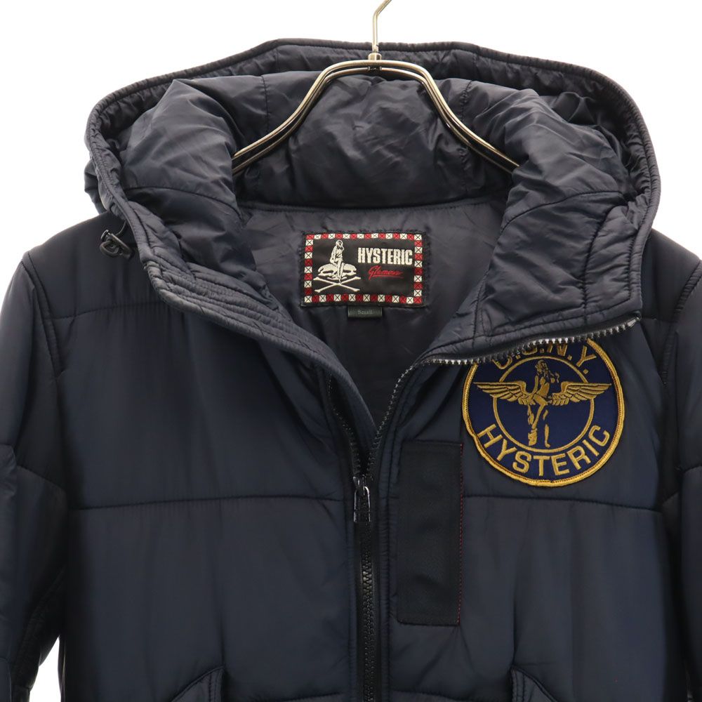 ヒステリックグラマー 日本製 0243AB04 中綿ジャケット S チャコール