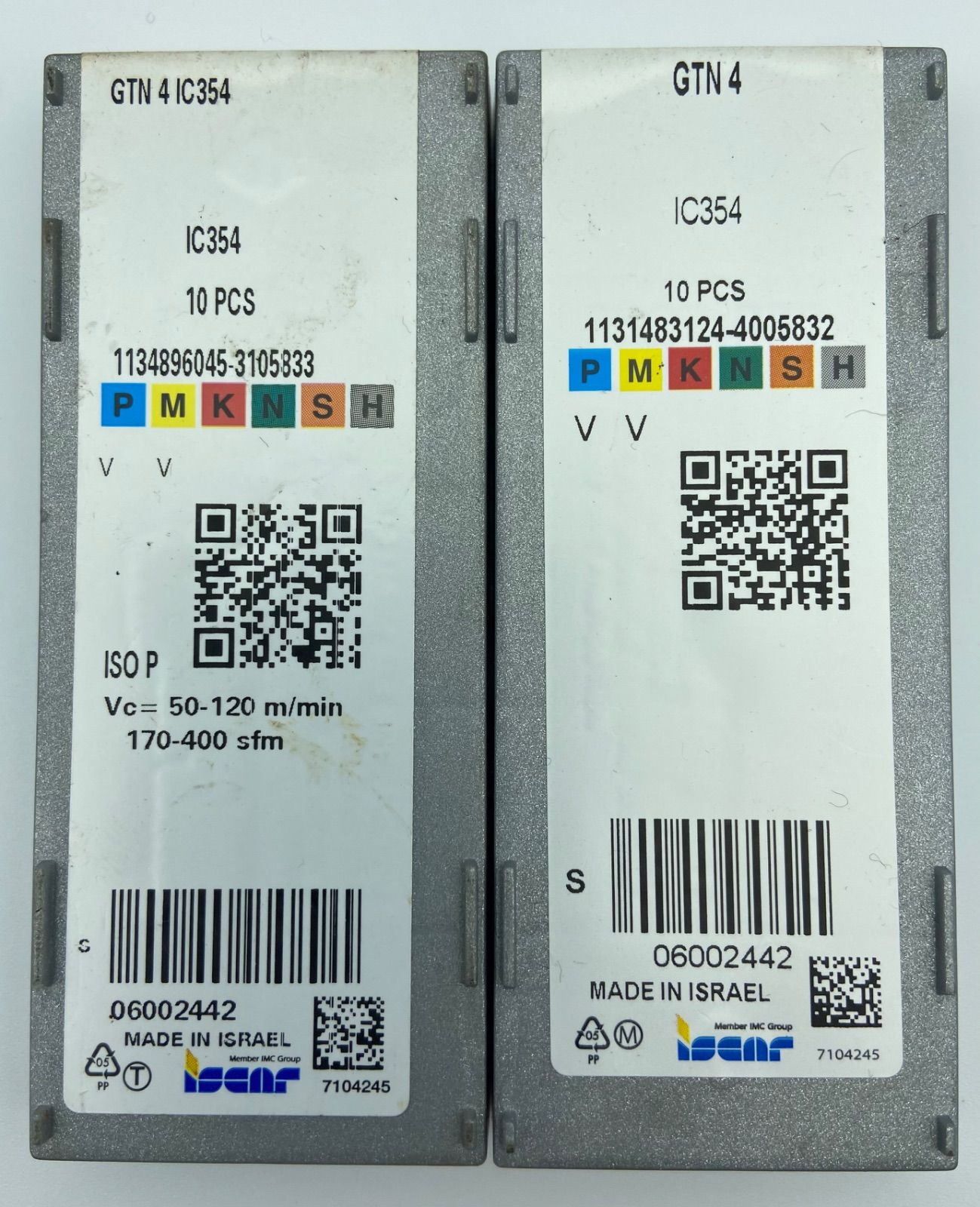 イスカル ISCAR 旋盤チップ GTN 3 IC354 ショップ 3箱セット イスカル