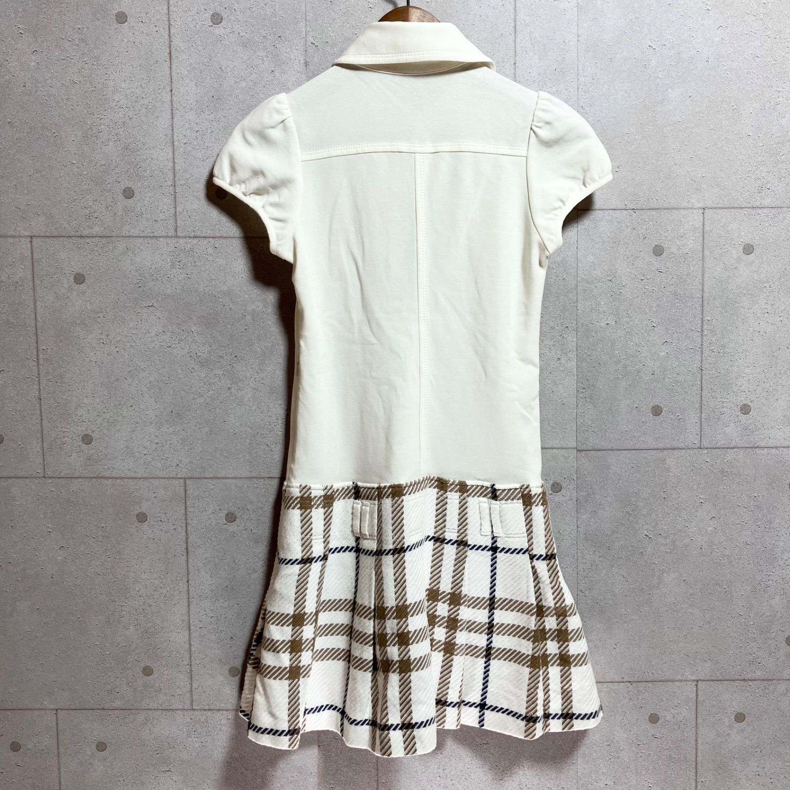 バーバリー　ワンピース　ドッキング　ノバチェック　半袖 BURBERRY バーバリー ロンドン ノースリーブ タンクトップ