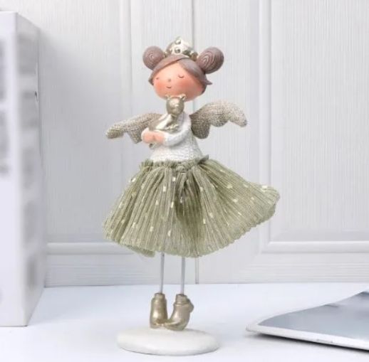 マペットの花の妖精少女エルフ天使の飾り人形