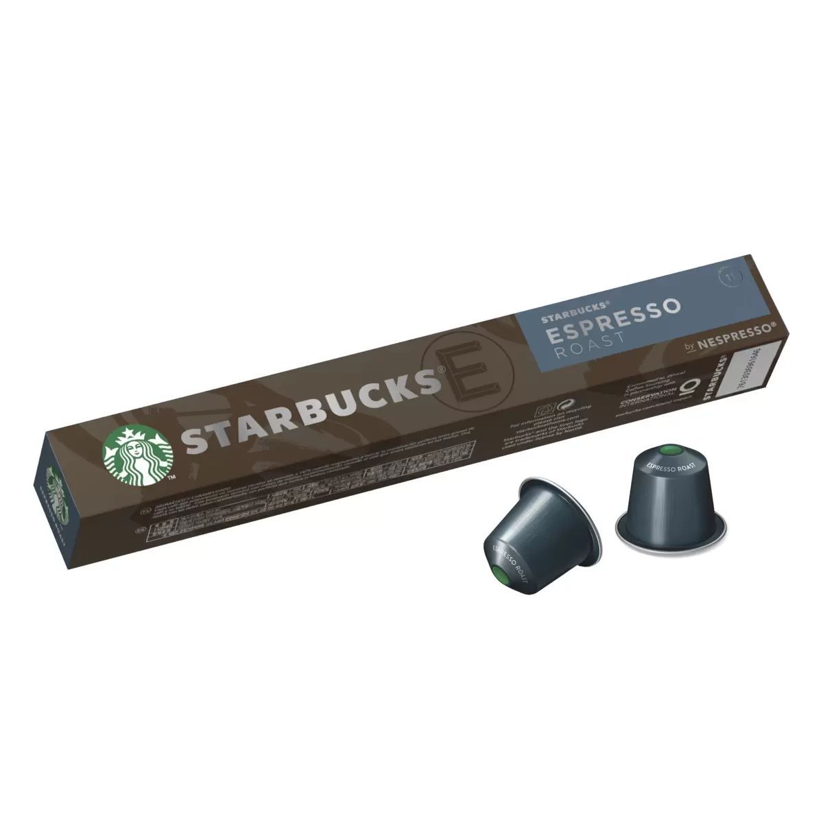 スターバックス ネスプレッソ互換カプセル エスプレッソロースト 10カプセル入 Starbucks Espresso Roast 10 Capsules for Nespresso