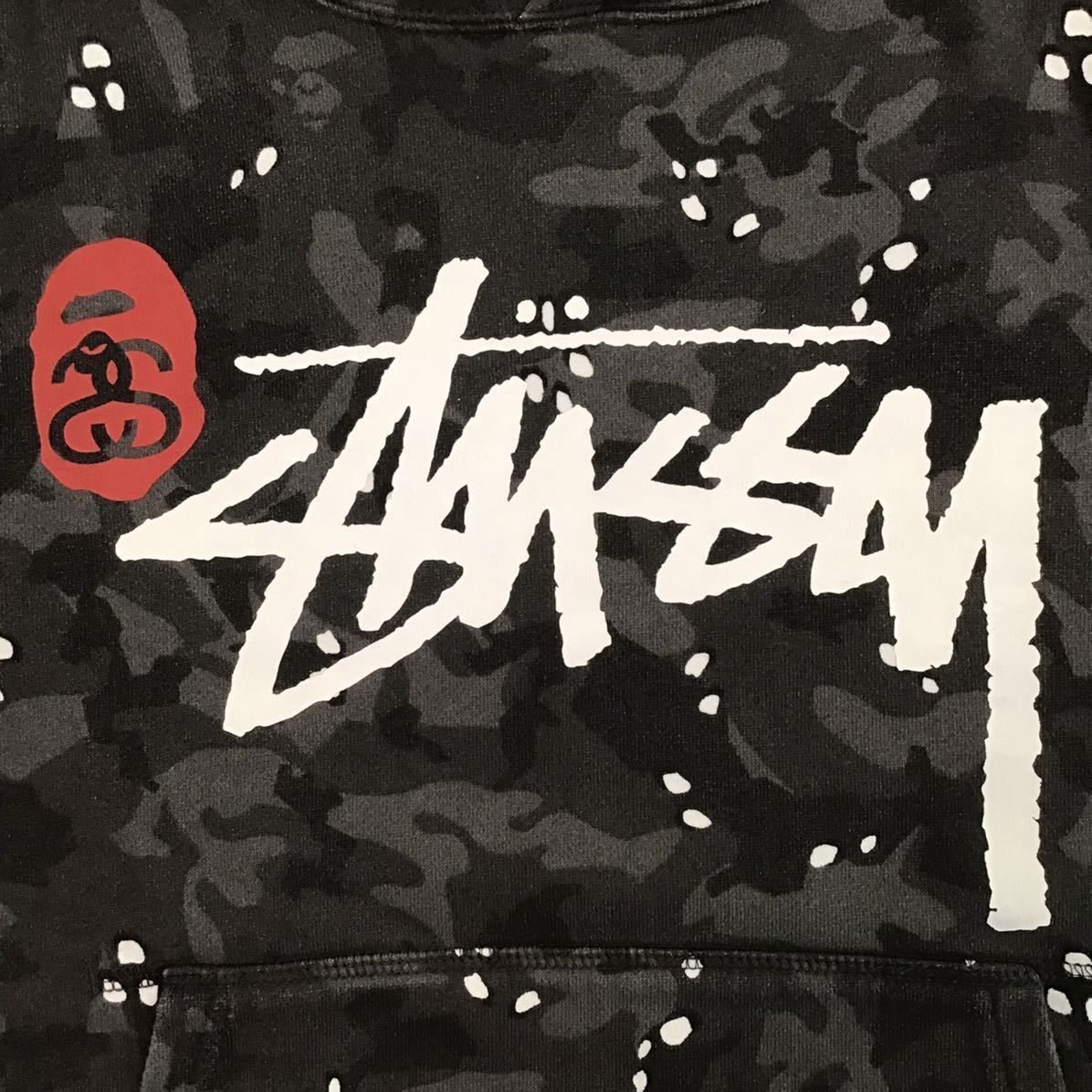 stussy BAPE パーカー ベイプ ape 迷彩 000000007113 - メルカリ