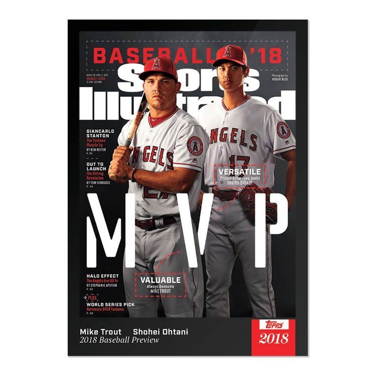 大谷翔平 トラウト TOPPS Sports Illustrated - メルカリ