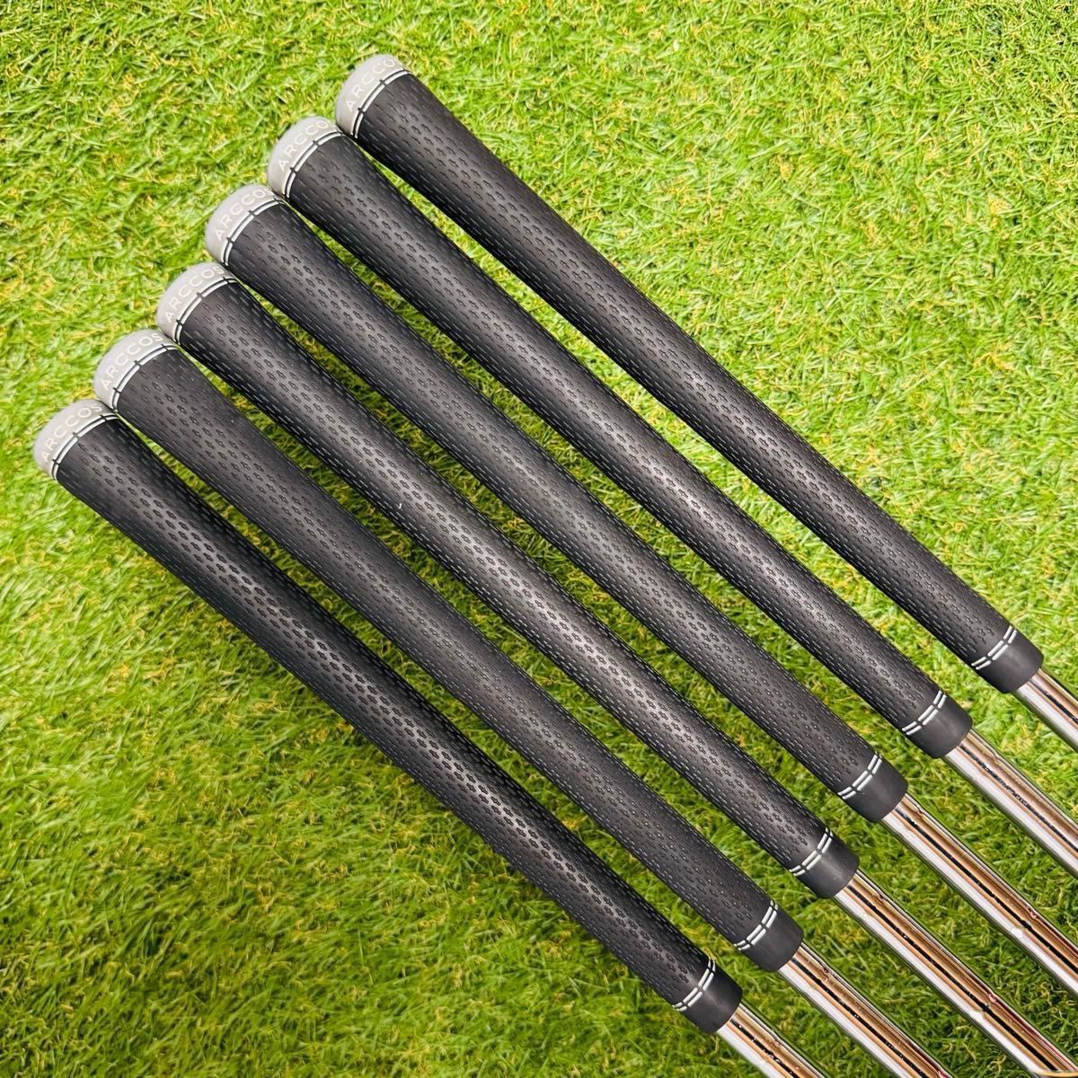 良品】ピン G425 オレンジドット メンズアイアンセット 6本 スチール S