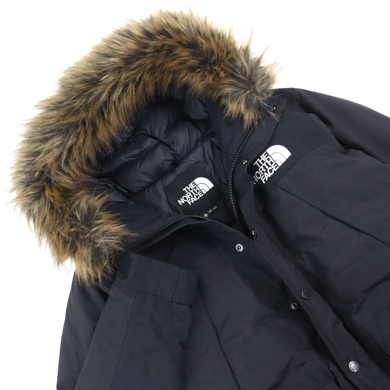 THE NORTH FACE ブラックダウンコート 極美品○THE NORTH FACE ザ・ノースフェイス ND91935 Mountain