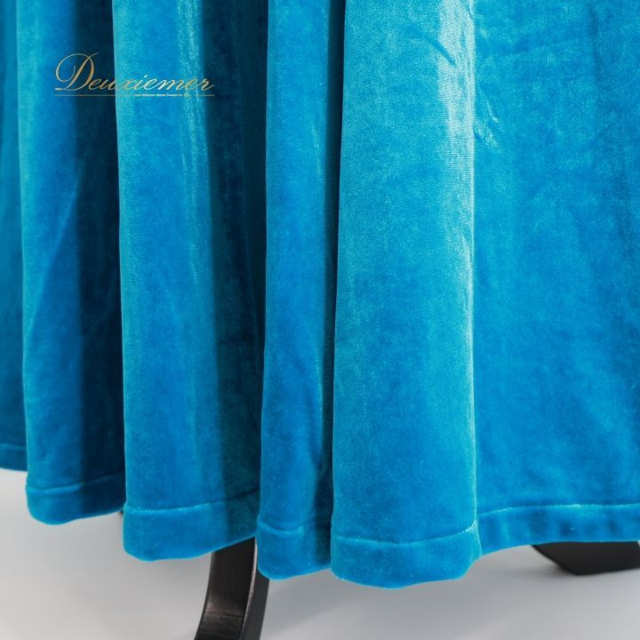 【美品 ハワイ製 フラダンス衣装】ライトブルー u'ino! ドレス uino フラダンス 衣装 ワンピース ドレス ブルー系 u'ino! フラ ダンス