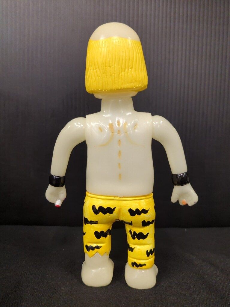 ホームレスアクションフィギュア デハラユキノリ モクさん 雷 GID ソフビ デハラショップ ホームレスアクションフィギュア デハラユキノリ