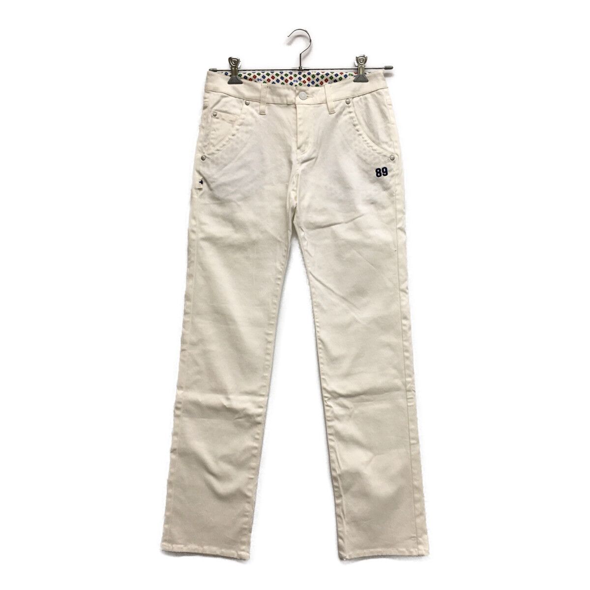 パーリーゲイツ　レディース　パンツ　白　サイズ２【新品未使用】 中古 レディース パーリーゲイツ PEARLY GATES パンツ 2(L) 白