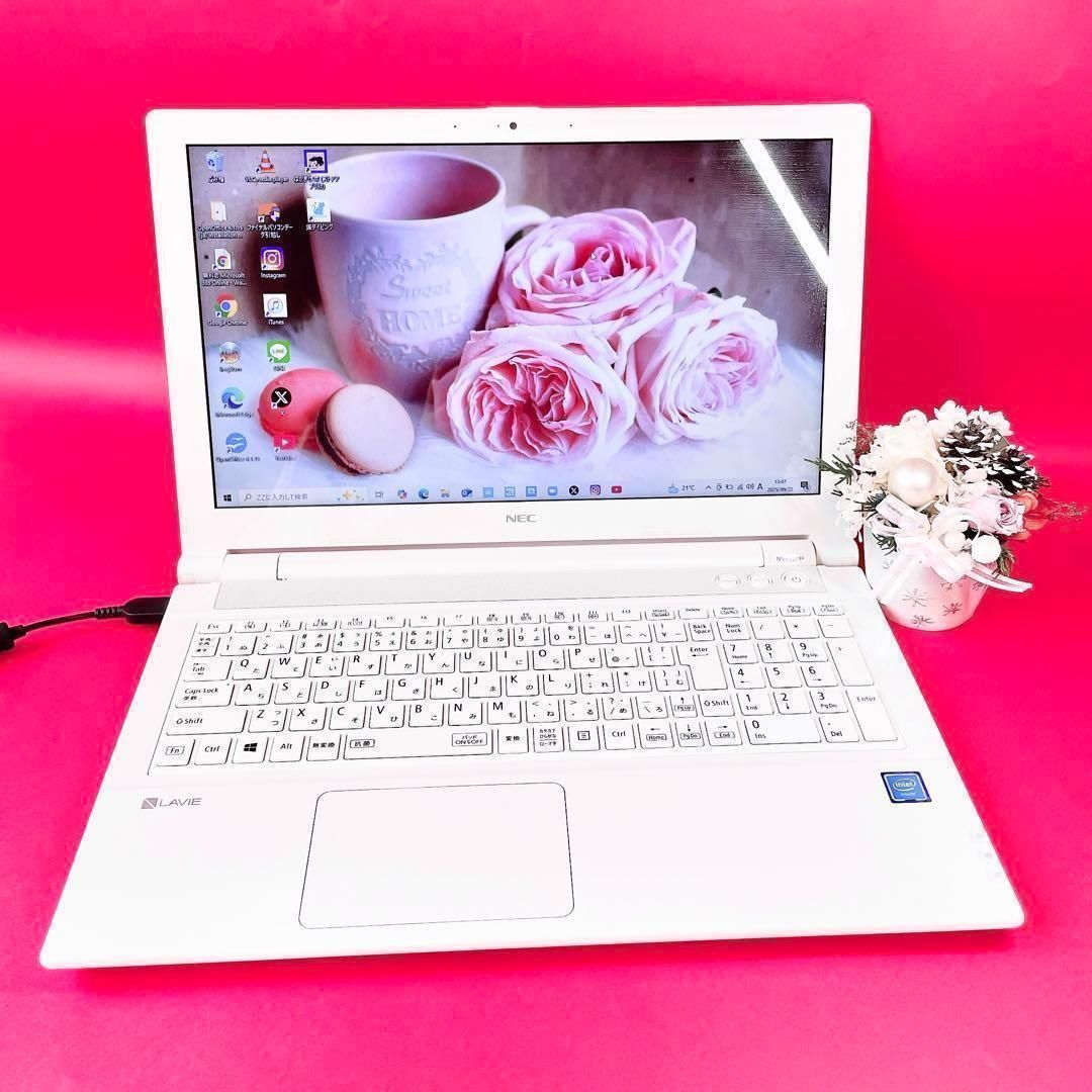 初心者おすすめ❣️初期設定済みですぐ使える薄型ノートパソコン✨️大