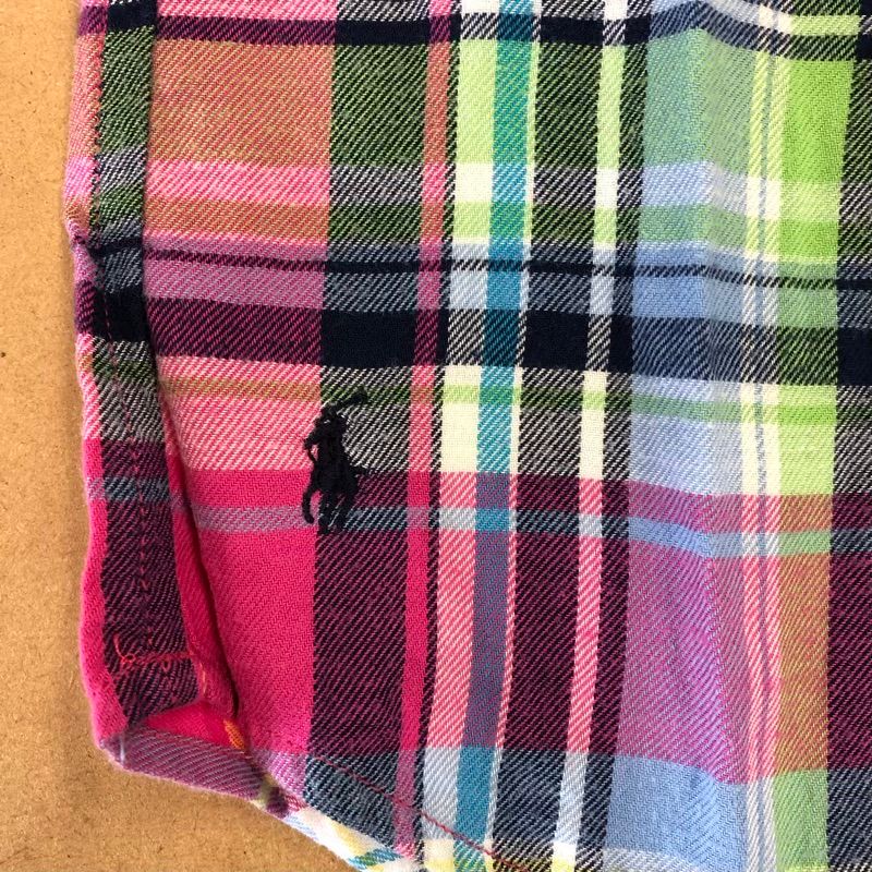ラルフローレン Ralph Lauren シャツ キッズ 長袖 チェック ロゴ