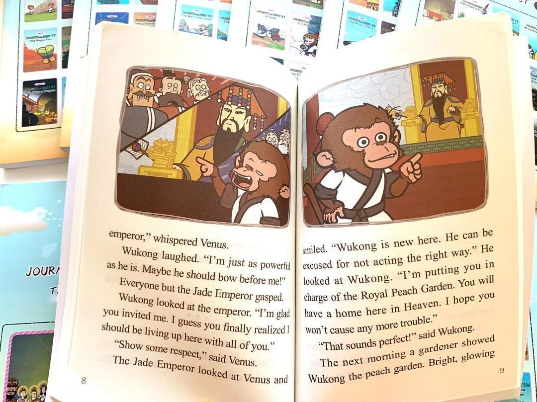 Journey to the West 絵本10冊 mp3音源付 動画付 西遊記 - メルカリ