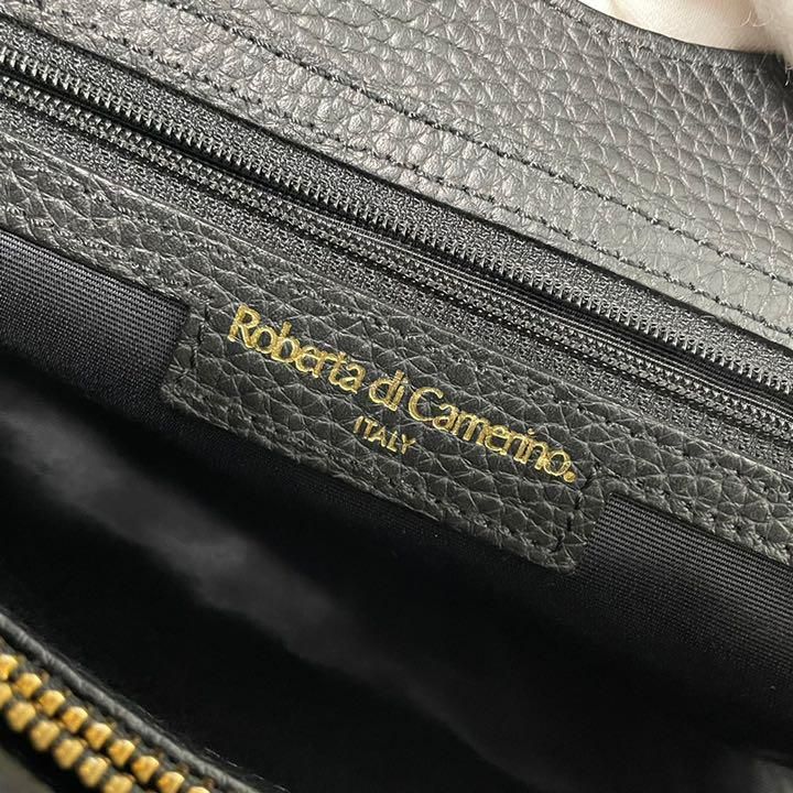 ロベルタディカメリーノ レザー トート ブラック レディース