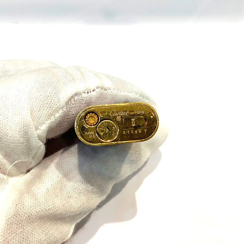 カルティエ（Cartier）トリニティーガスライター ボルドー 火花