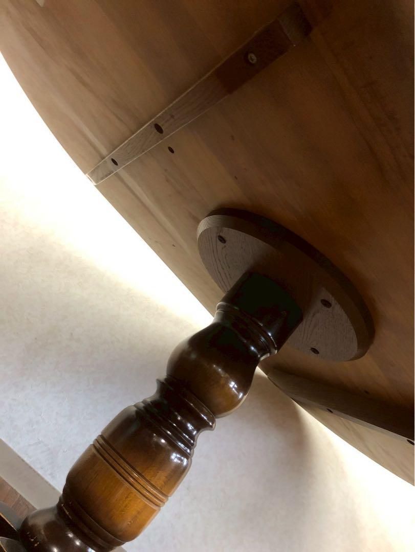 飛騨産業 オールドキツツキ オーバル型 ダイニングテーブル - メルカリ